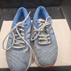 Asics Blue and‎ Gray Athletic Shoes